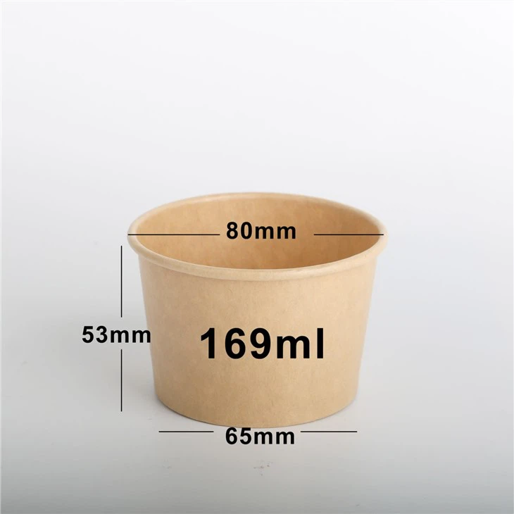 Kraft Custom Printed Ice Cream Cups